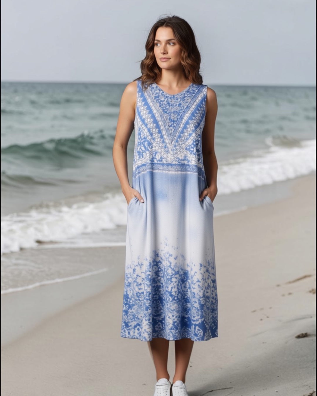 Blue Lace Dress