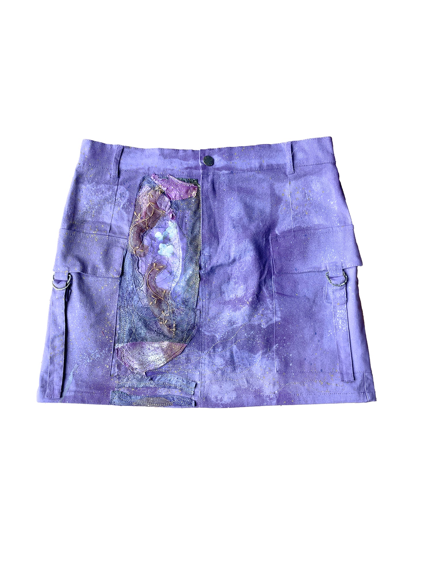 Purple Mini Skirt